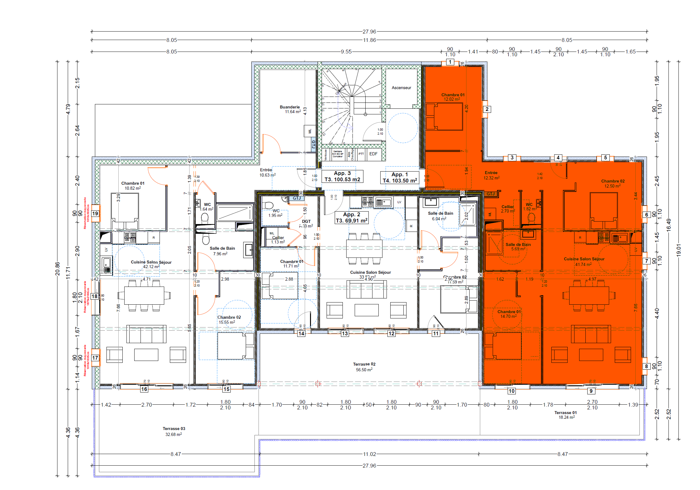 Vue appartement 1