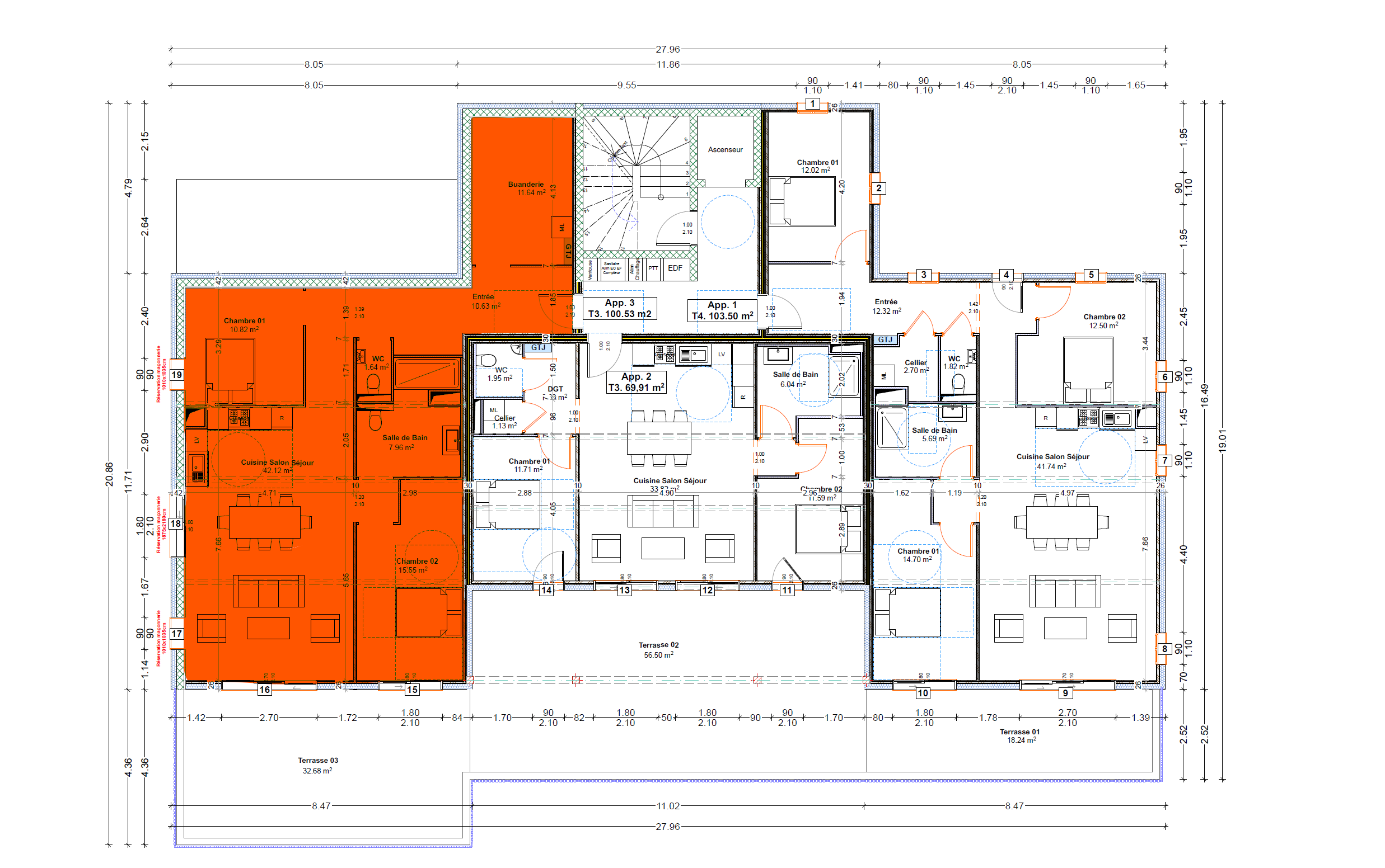 Vue appartement 3