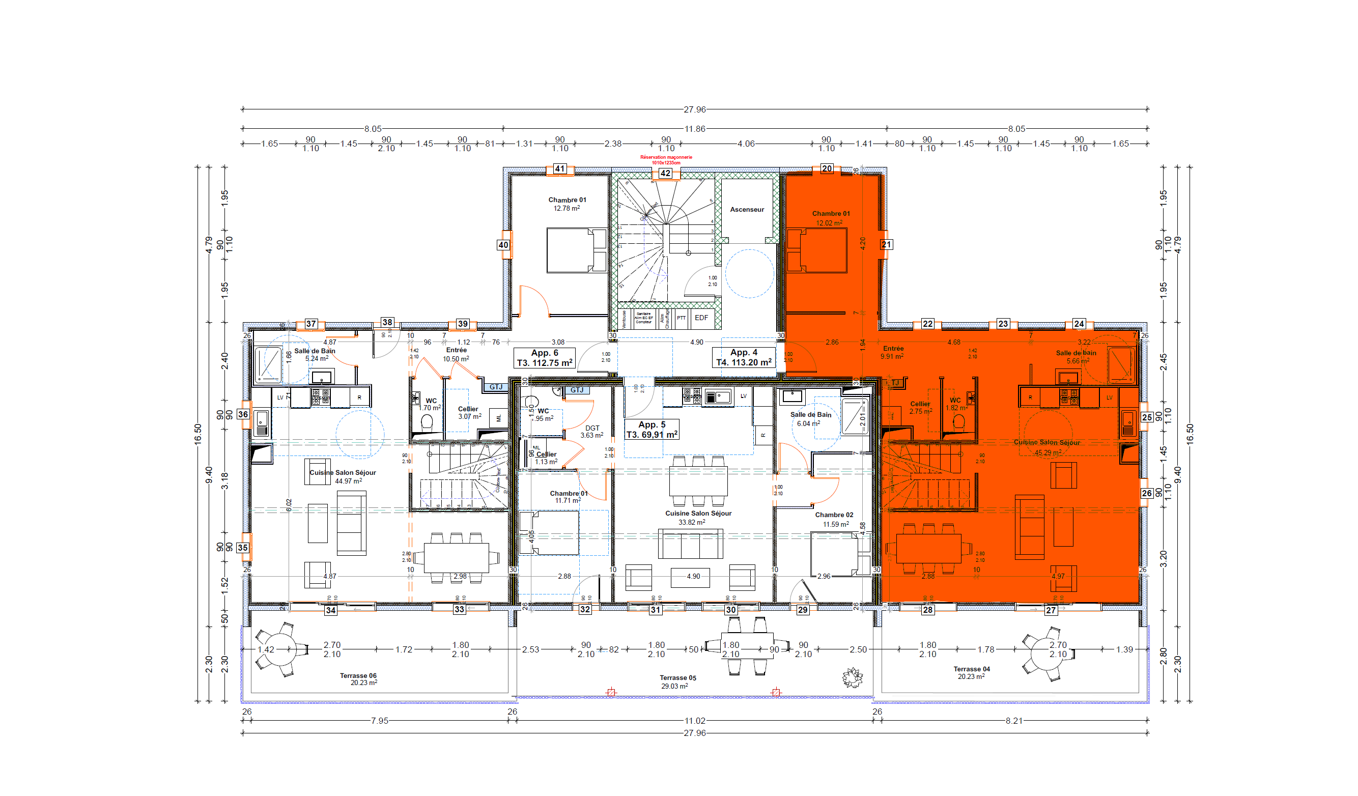 Vue appartement 4
