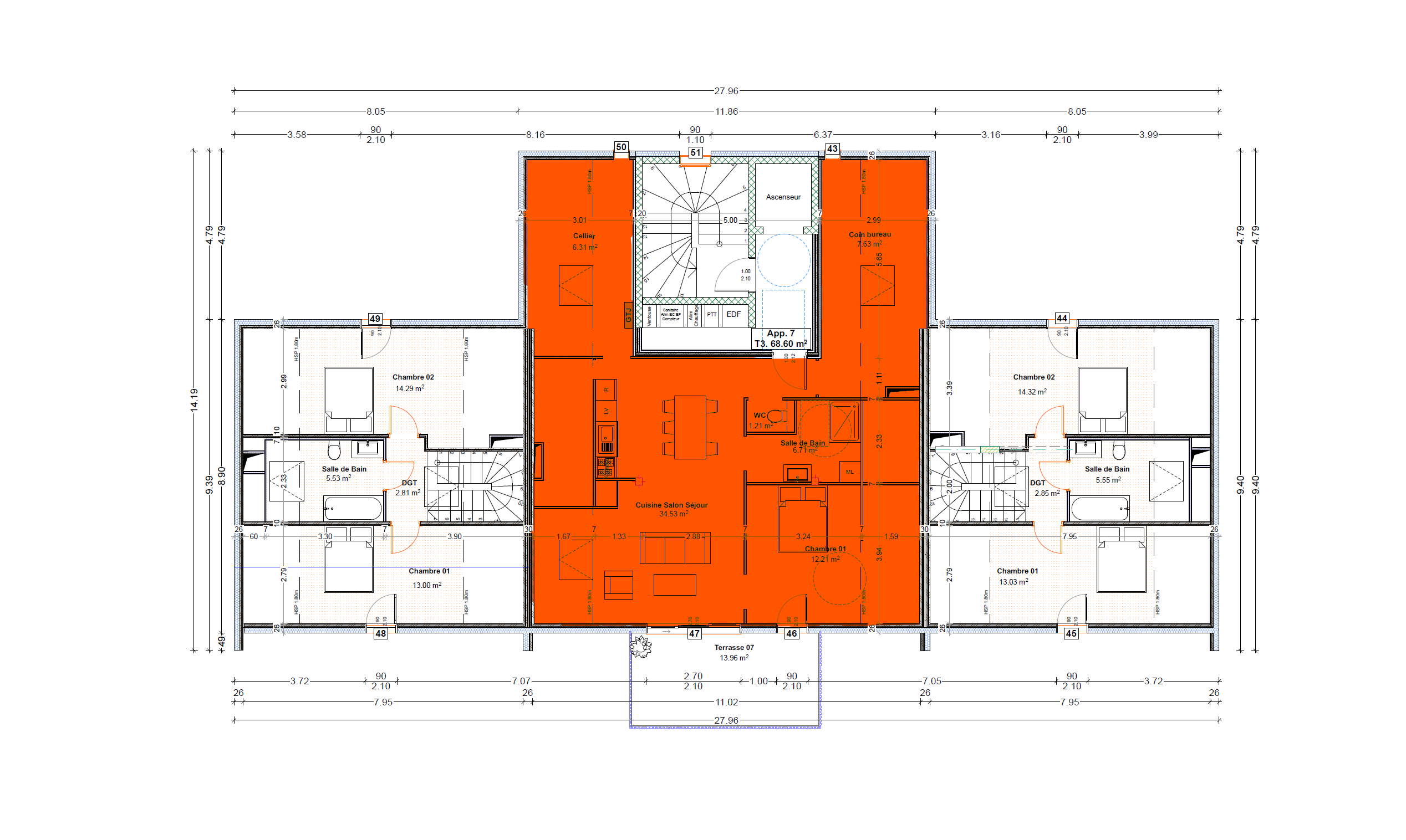 Vue appartement 7